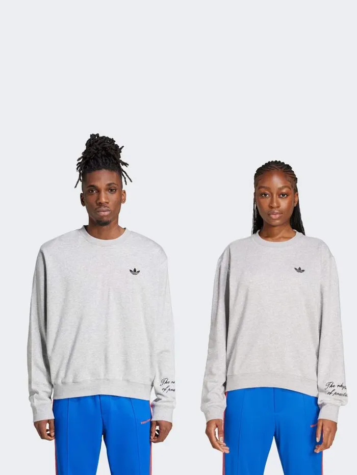 Henrik Vibskov Boutique Long Sleeve Crew Neck 8211 Grey Men Hoodies and Sweatshirts