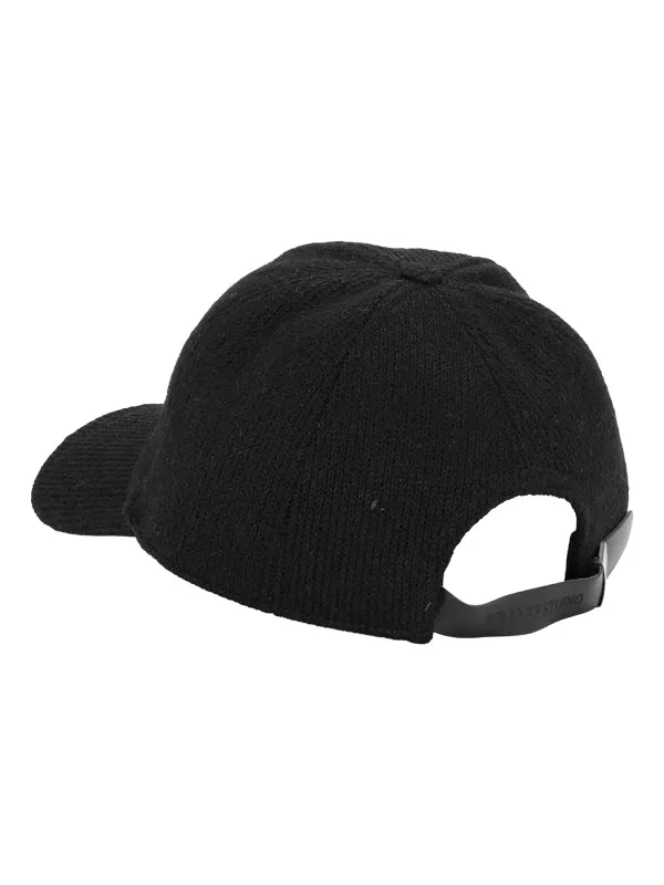 Henrik Vibskov Boutique Mario Cap 8211 Black Knit Men Hats and Gloves