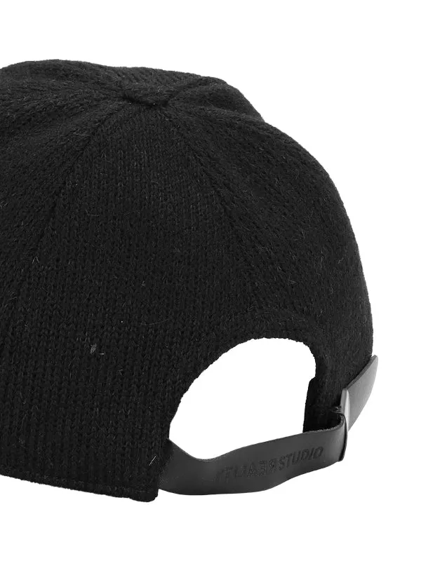 Henrik Vibskov Boutique Mario Cap 8211 Black Knit Men Hats and Gloves