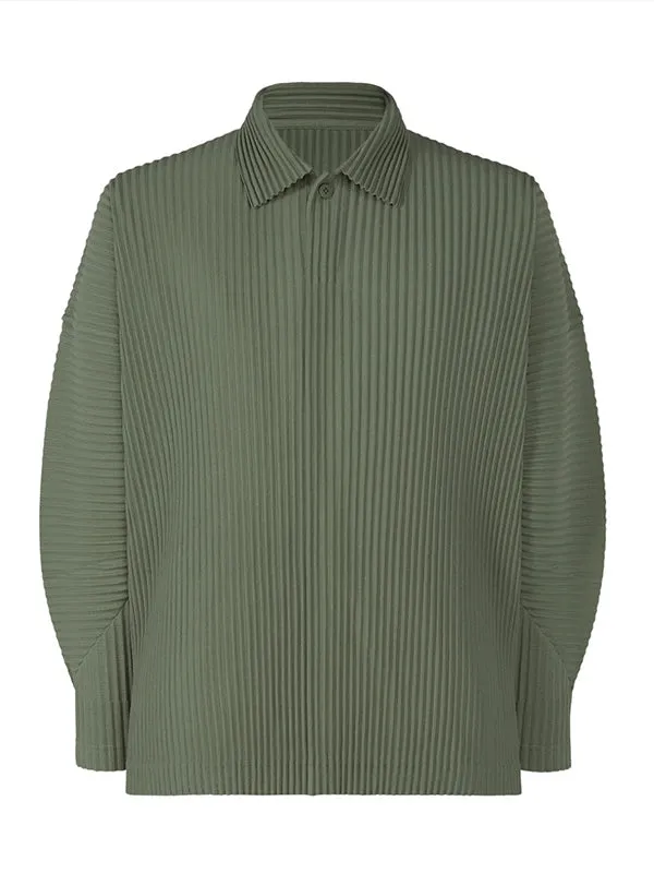 Henrik Vibskov Boutique MC October Polo 8211 Moss Green Men Tops