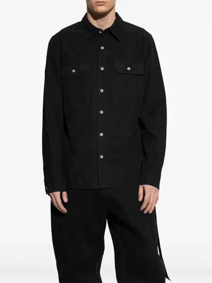Henrik Vibskov Boutique Outershirt 8211 Black Men Shirts