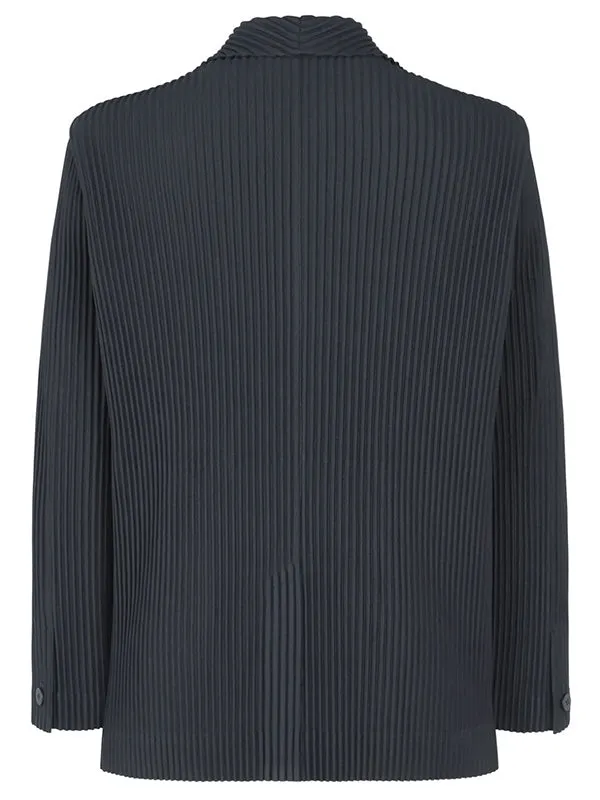 Henrik Vibskov Boutique Tailored Pleats Jacket 8211 Midnight Blue Men Jackets and Coats