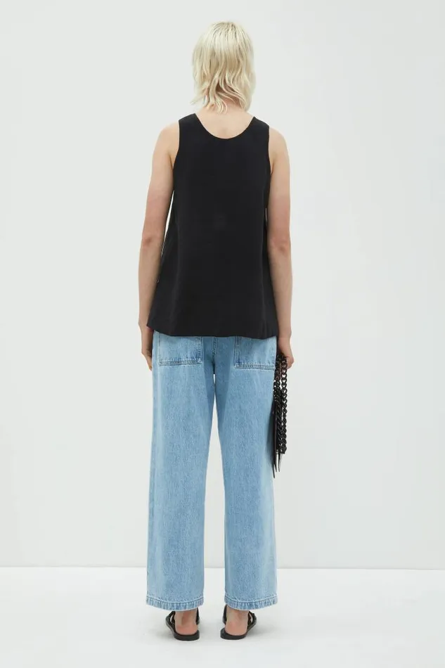 Henrik Vibskov Boutique Tattia Tanktop 8211 Black Women Tops