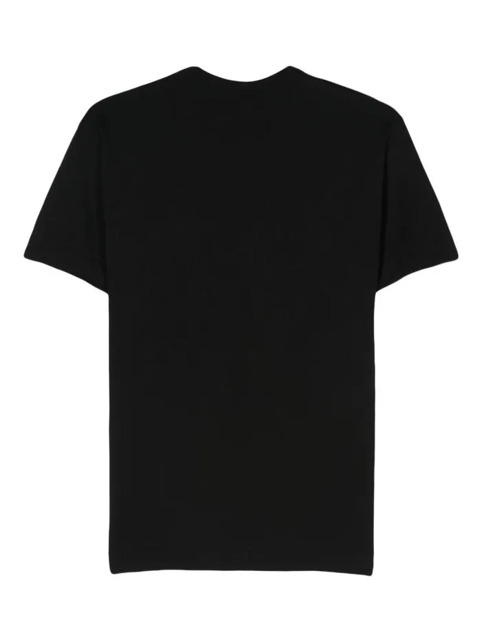 Henrik Vibskov Boutique Unisex Short Sleeve Gold Heart 8211 Black Men Tops