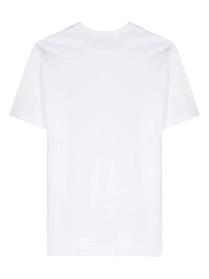Henrik Vibskov Boutique Unisex Short Sleeve TShirt Red Heart 8211 White Men Tops