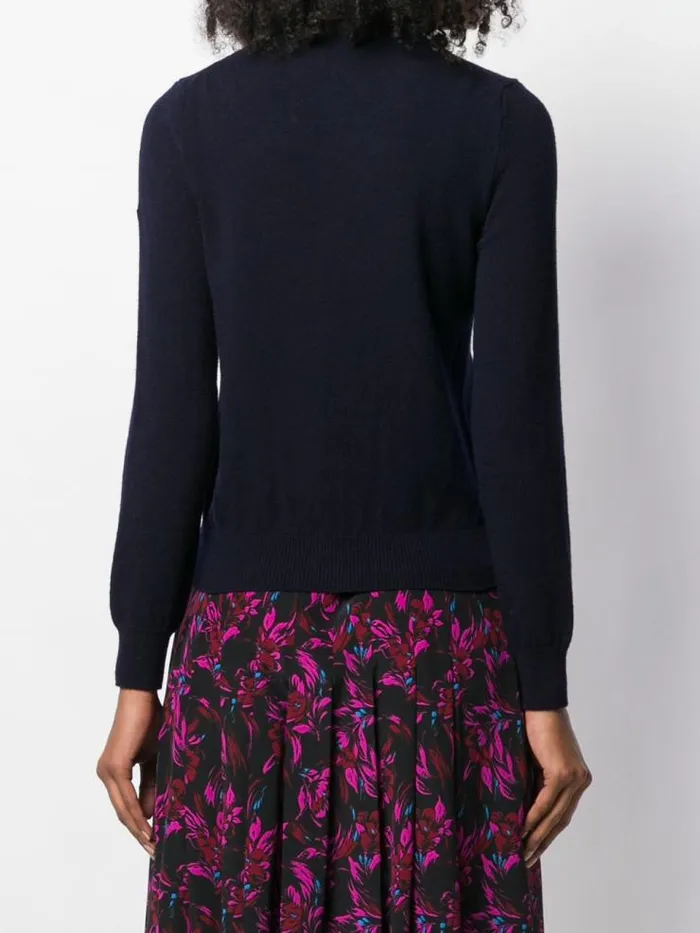 Henrik Vibskov Boutique Womens Cardigan Sleeve Black Heart 8211 Navy Women Knitwear