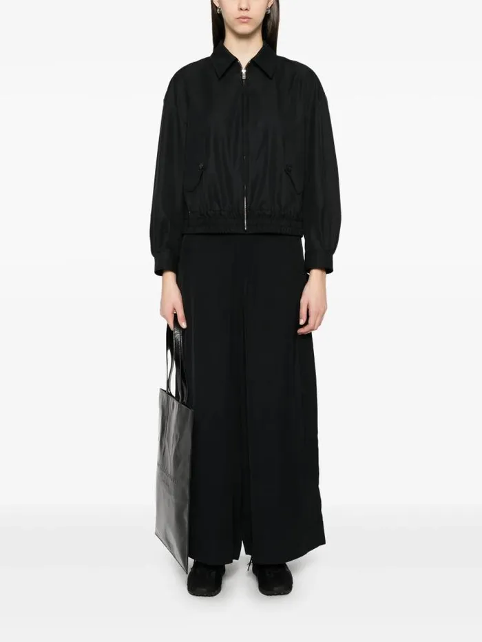 Henrik Vibskov Boutique Y3 Rayon Twill Wide Pants 8211 Black Women Pants