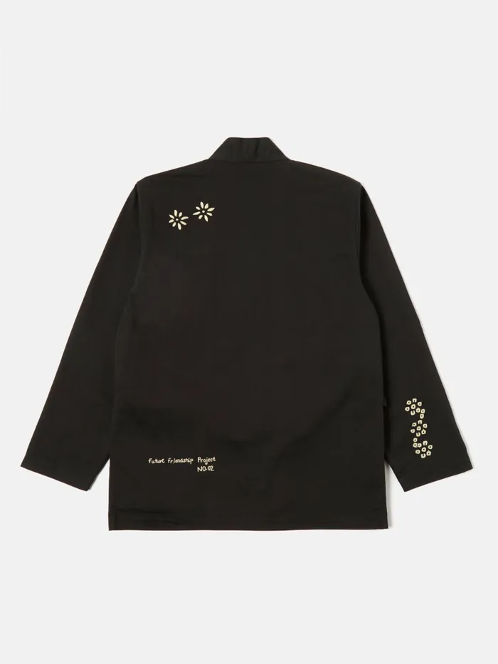 HHV X Kyoto Work Jacket In Black Twill Men Universal Works Jackets