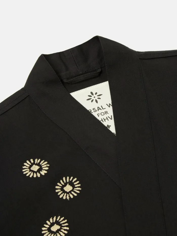 HHV X Kyoto Work Jacket In Black Twill Men Universal Works Jackets