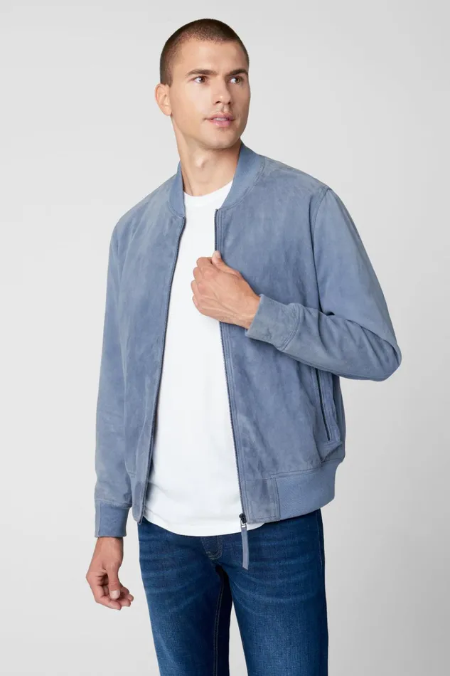 Ice Grey Shacket Men BLANK NYC Jackets
