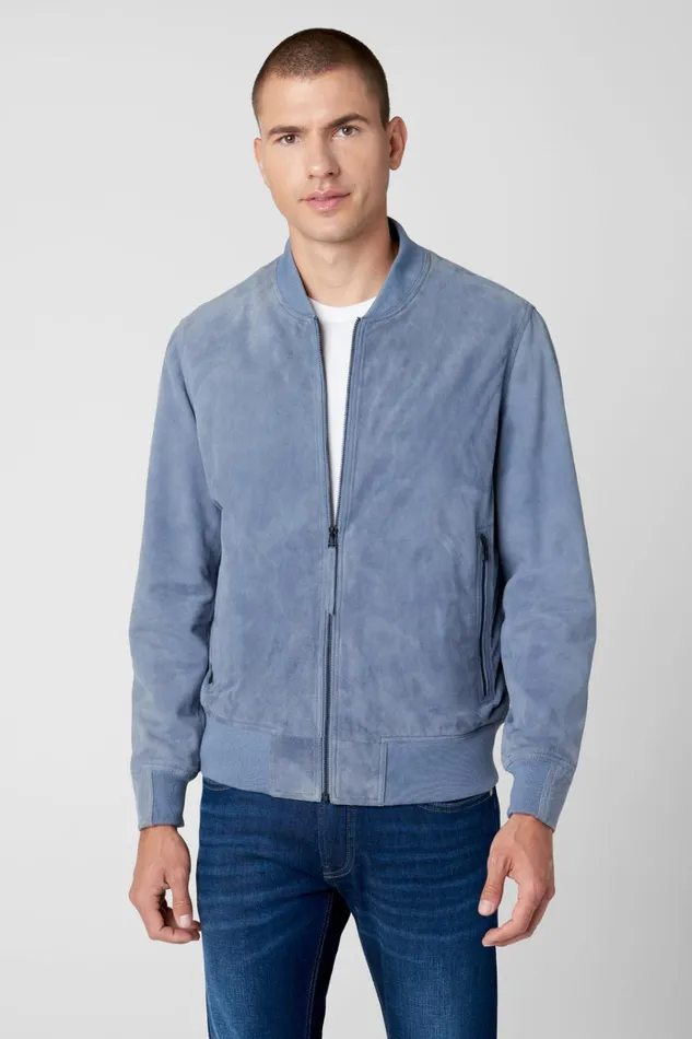 Ice Grey Shacket Men BLANK NYC Jackets