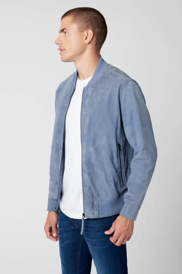 Ice Grey Shacket Men BLANK NYC Jackets