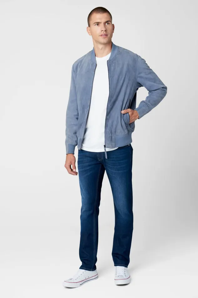 Ice Grey Shacket Men BLANK NYC Jackets
