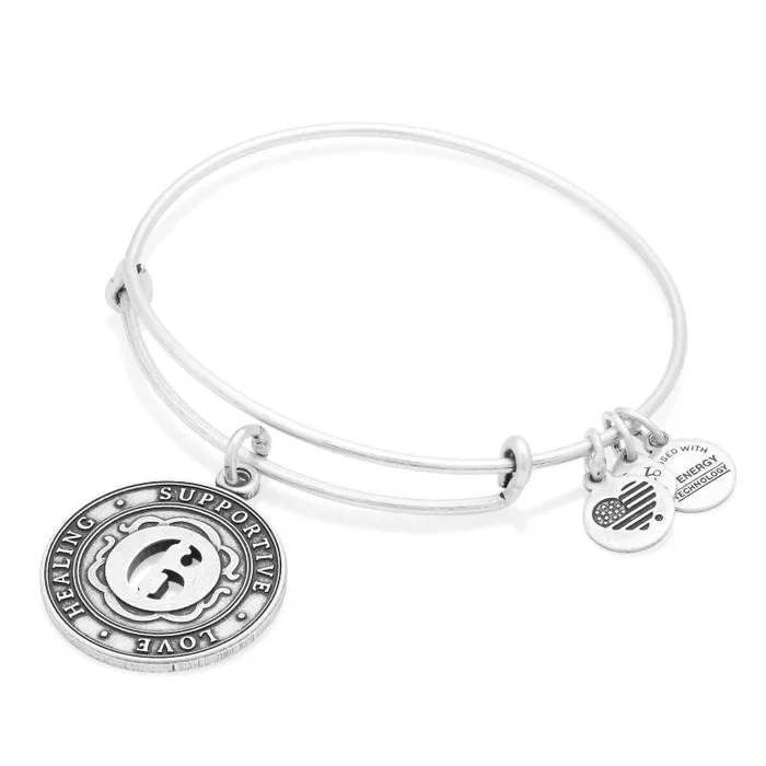 Iconic Women Alex And Ani Number 6 Charm Bangle Bracelet Rafaelian Gold