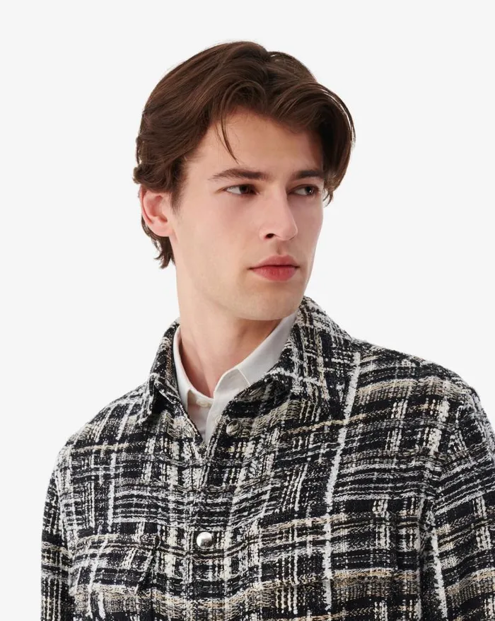 Jackets and Coats Men IRO KHOLSON TWEED OVERSHIRT