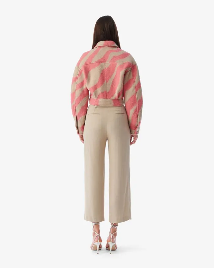 Jackets and Coats Women IRO ERAKI ZEBRA PATTERNED CROPPED JACKET