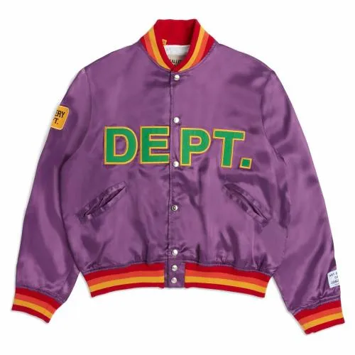 Jackets Men Gallery Dept MVP SATIN JACKET Purple