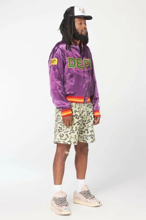 Jackets Men Gallery Dept MVP SATIN JACKET Purple