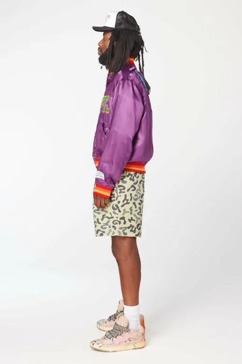 Jackets Men Gallery Dept MVP SATIN JACKET Purple