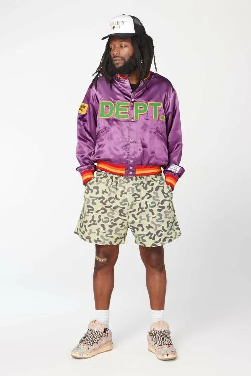 Jackets Men Gallery Dept MVP SATIN JACKET Purple