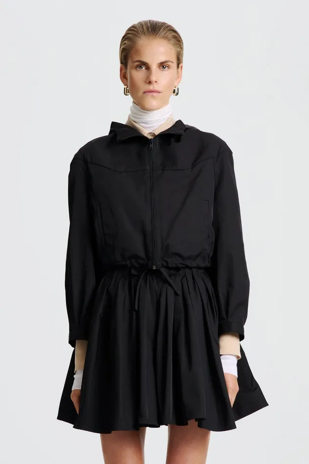 Jackets Women TECH BOMBER BLACK Scanlan Theodore Jackets Women TECH BOMBER BLACK Scanlan Theodore