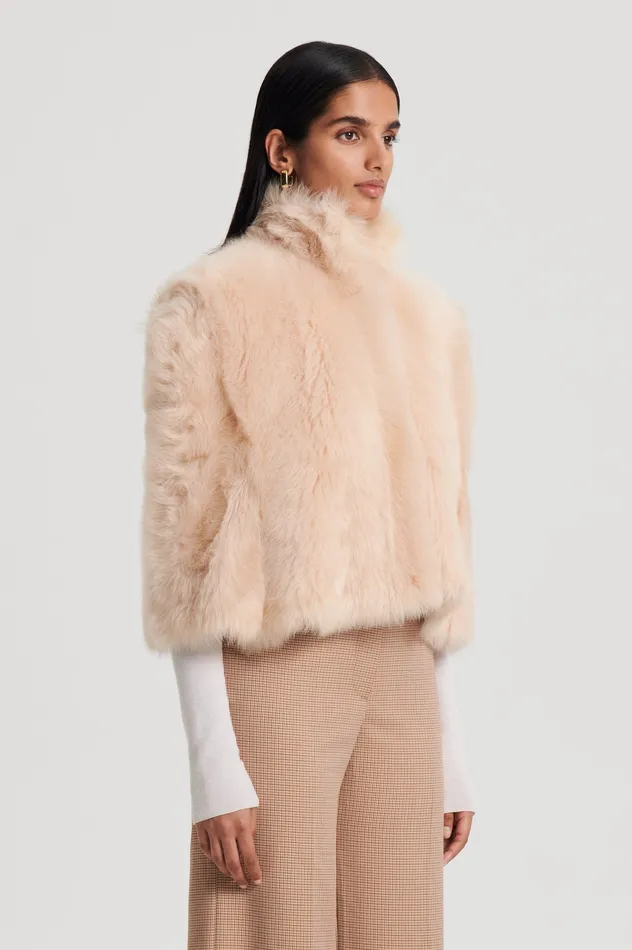 Jackets Women TOSCANA CAPE CHAMPAGNE Scanlan Theodore Jackets Women TOSCANA CAPE CHAMPAGNE Scanlan Theodore
