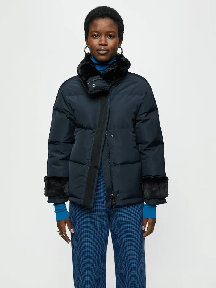 Jigsaw Coats Women Eden Eco Down Puffer Blue