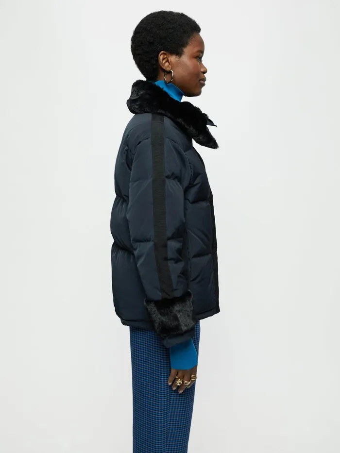 Jigsaw Coats Women Eden Eco Down Puffer Blue