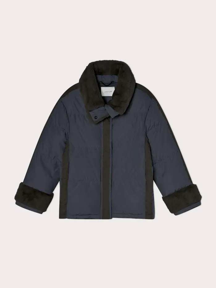 Jigsaw Coats Women Eden Eco Down Puffer Blue