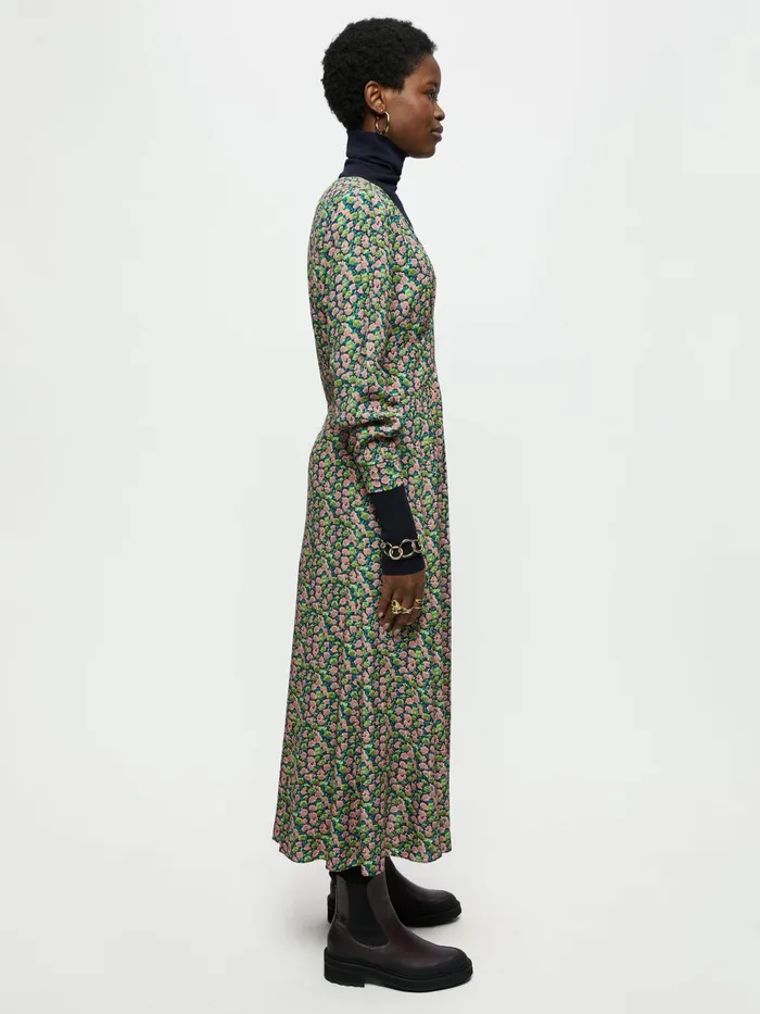 Jigsaw Dresses and Jumpsuits Women Hydrangea Midi Tea Dress Green