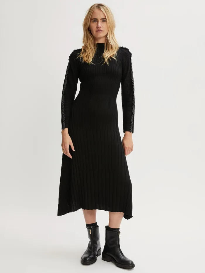 Jigsaw Dresses and Jumpsuits Women Merino Outline Maxi Dress Black