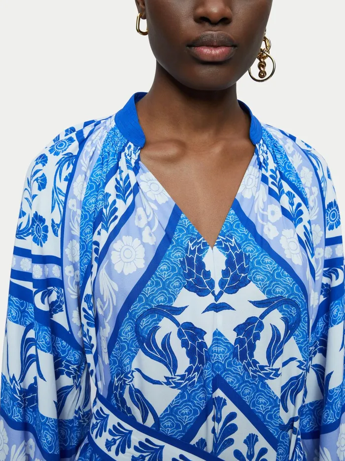 Jigsaw Dresses and Jumpsuits Women Santorini Belted Maxi Dress Blue