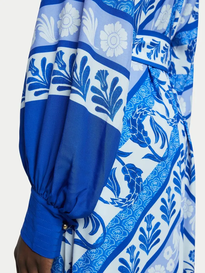 Jigsaw Dresses and Jumpsuits Women Santorini Belted Maxi Dress Blue