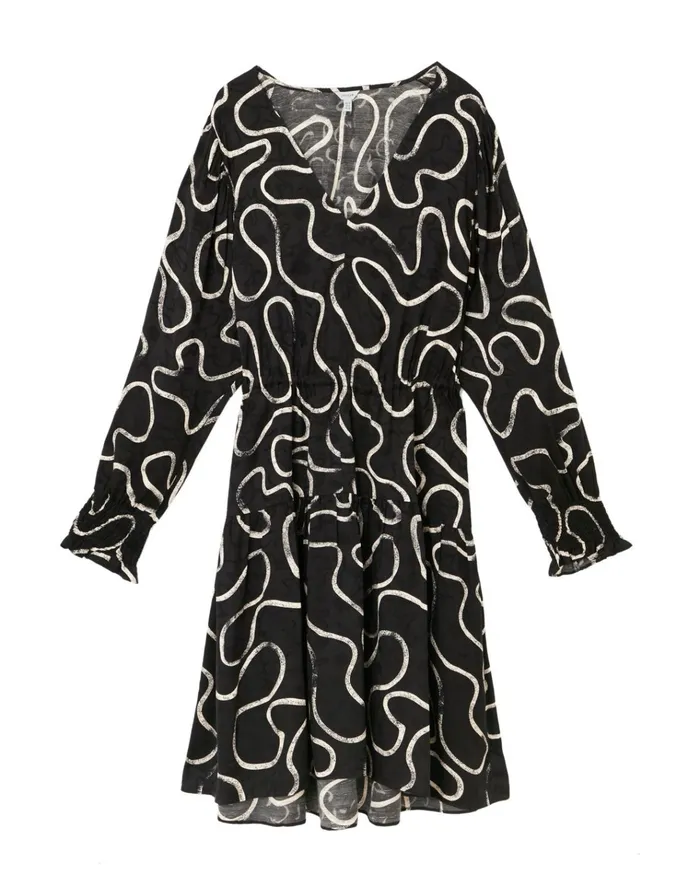 Jigsaw Dresses and Jumpsuits Women Splash Jacquard Mini Dress Black