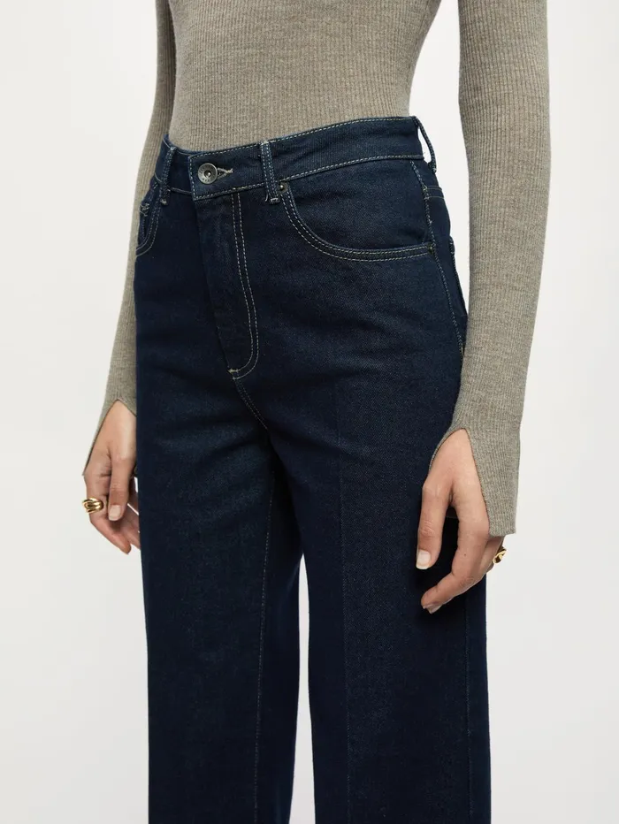 Jigsaw Jeans Women Adler Wide Leg Jean Blue