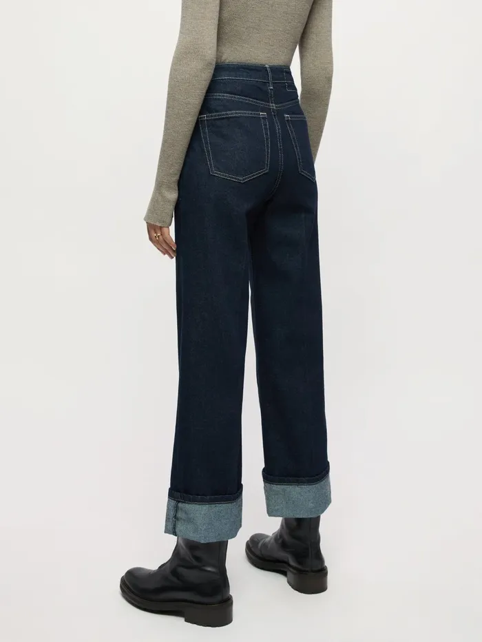 Jigsaw Jeans Women Adler Wide Leg Jean Blue