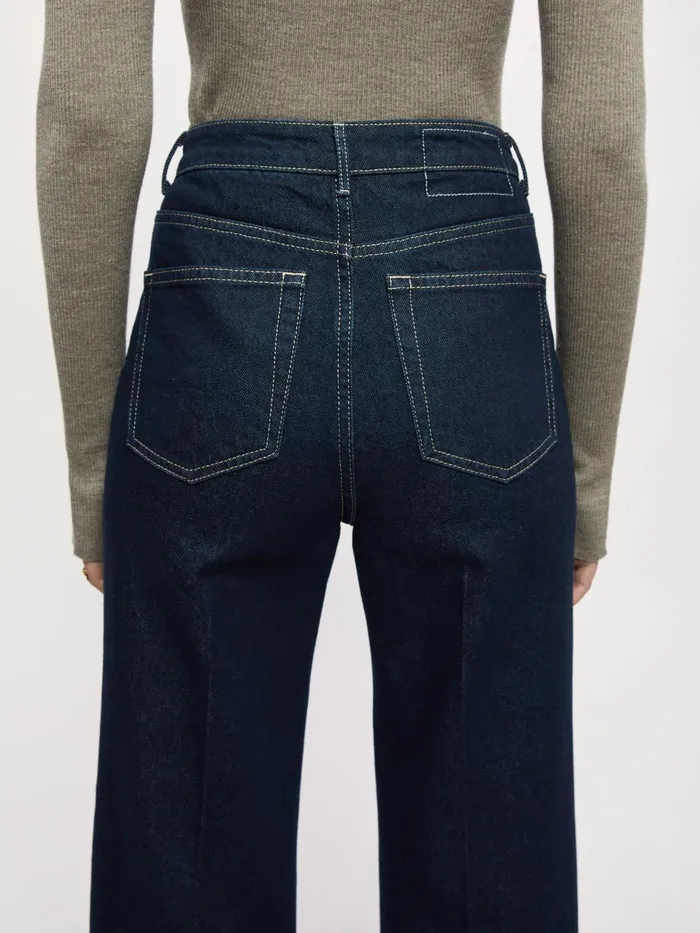 Jigsaw Jeans Women Adler Wide Leg Jean Blue