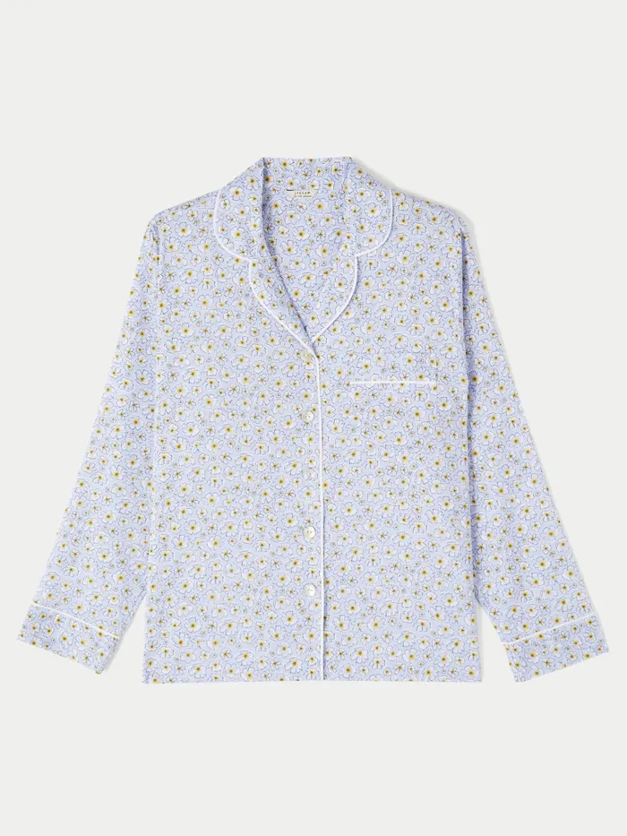 Jigsaw Pyjamas and Loungewear Women Cosmos Floral Pyjama Blue