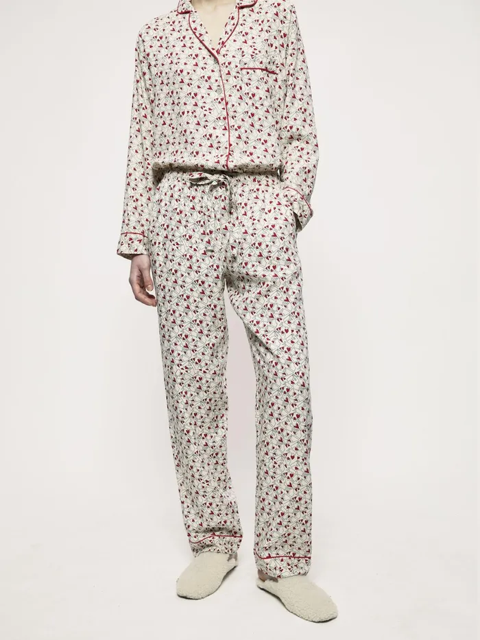 Jigsaw Pyjamas and Loungewear Women Valentine Pyjama Trouser Cream