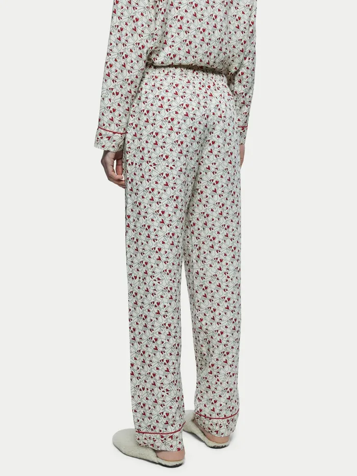 Jigsaw Pyjamas and Loungewear Women Valentine Pyjama Trouser Cream