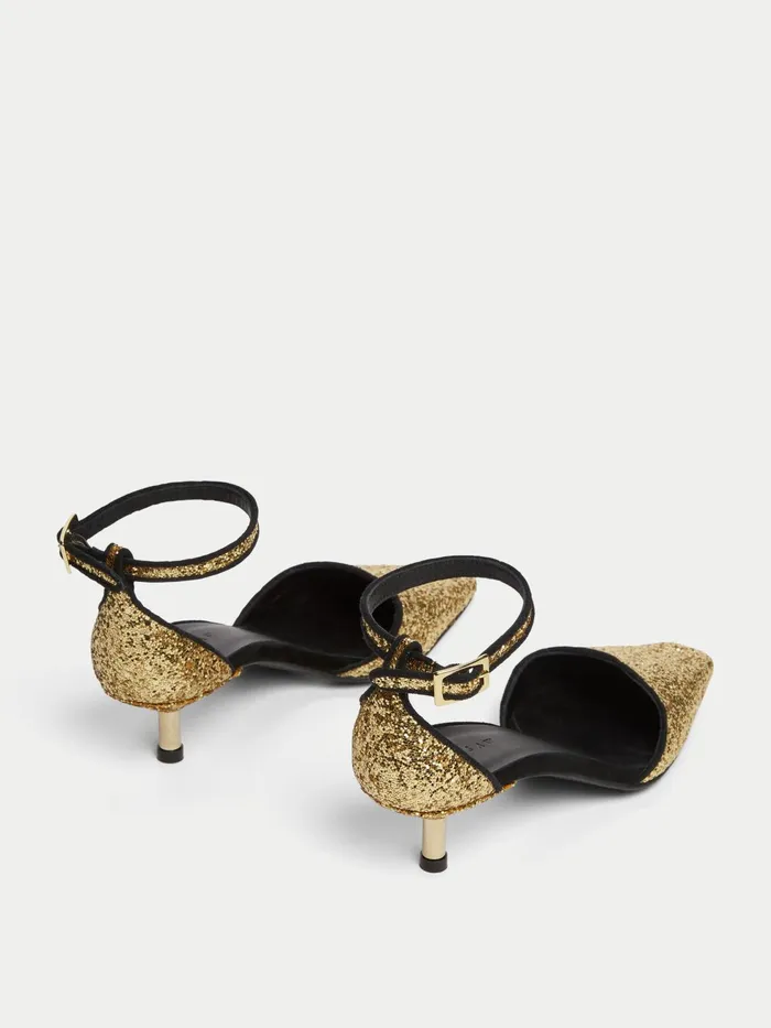 Jigsaw Shoes and Sandals Women Odette Glitter Sandal Yellow