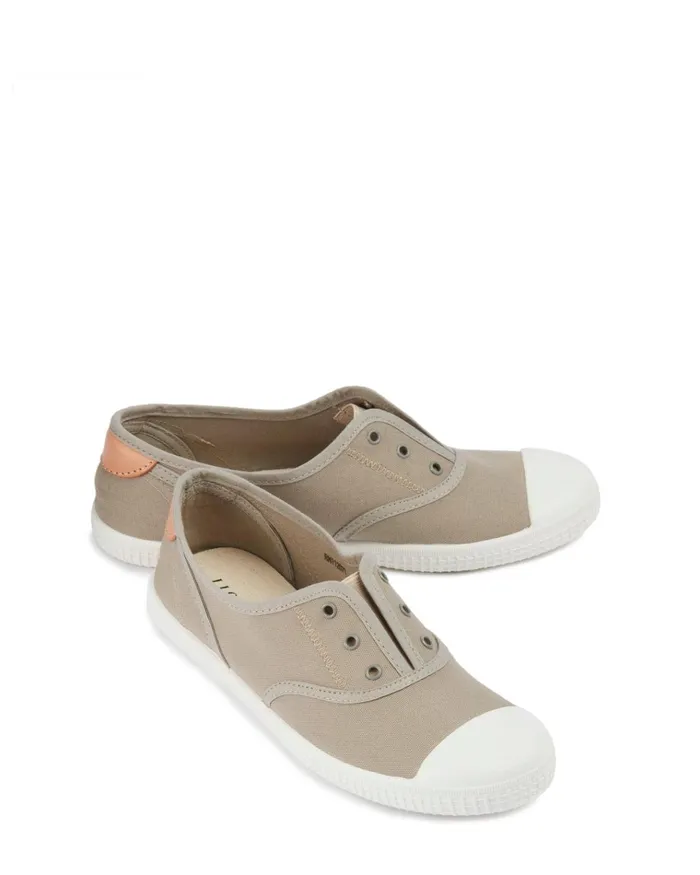 Jigsaw Shoes and Sandals Women Thea Canvas Plimsoll Cream