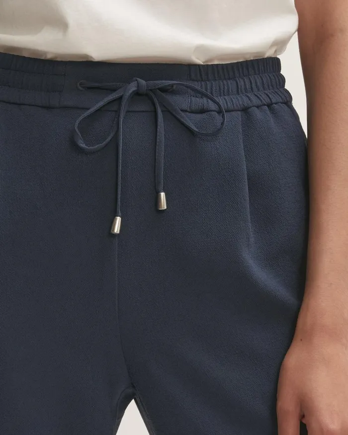 Jigsaw Trousers Women Tailored Jogger Blue