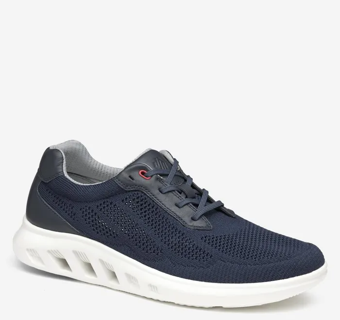 Johnston and Murphy Activate Knit Plain Toe Navy Knit Men Sneakers