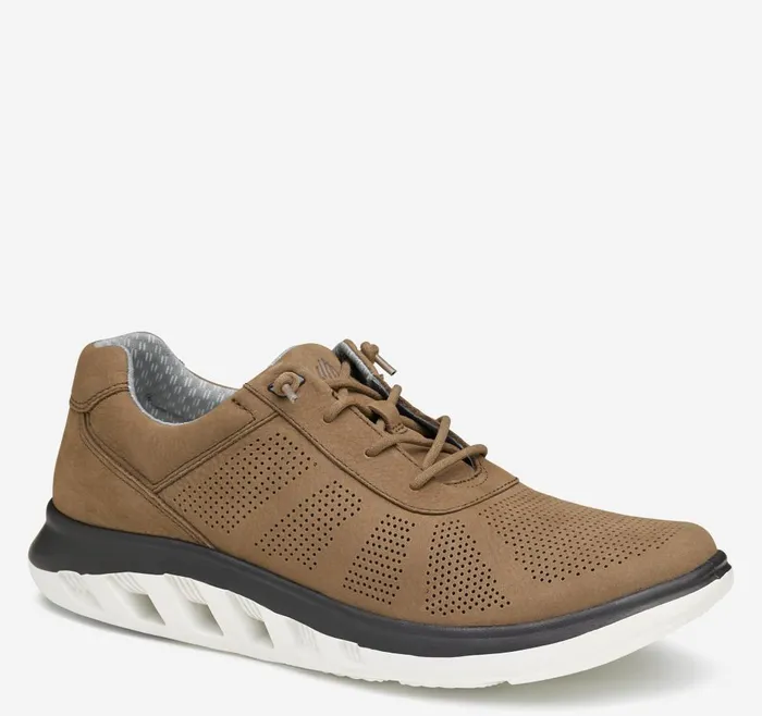 Johnston and Murphy Activate UThroat Light Brown Nubuck Men Sneakers