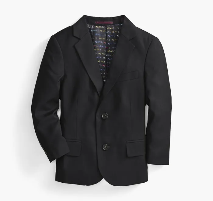 Johnston and Murphy Boys Woven Blazer Black Boys Blazers and Vests