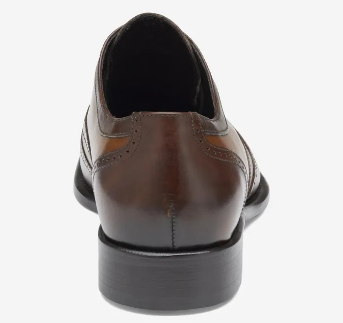 Johnston and Murphy Ellsworth Wingtip Tan Italian Calfskin Men Dress Classics Johnston and Murphy Ellsworth Wingtip Tan Italian Calfskin Men Dress Classics