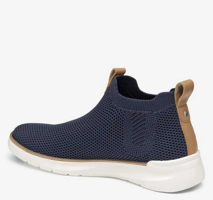 Johnston and Murphy Emery Knit Chelsea Boot Navy Knit Women Boots and Booties Johnston and Murphy Emery Knit Chelsea Boot Navy Knit Women Boots and Booties