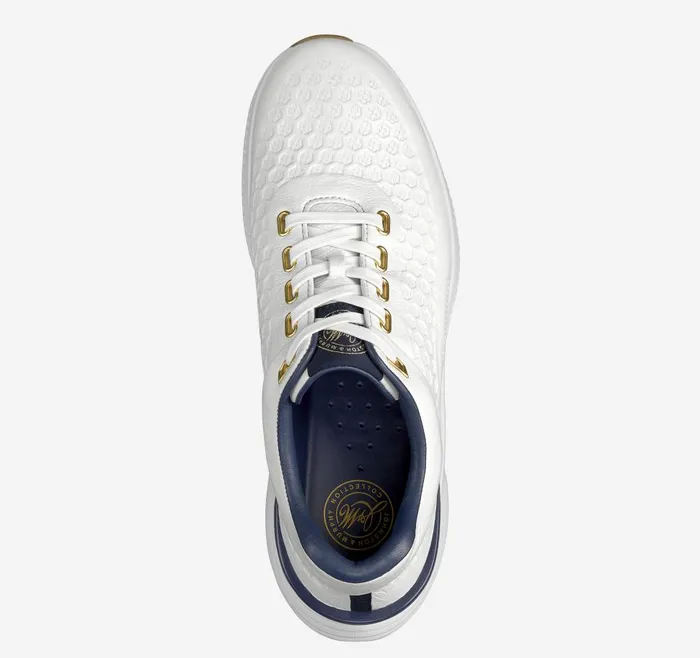 Johnston and Murphy Gage UThroat White Italian Full Grain Men Sneakers