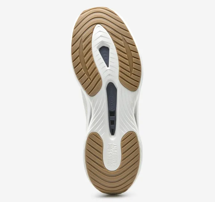 Johnston and Murphy Gage UThroat White Italian Full Grain Men Sneakers